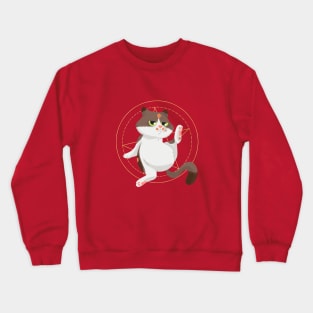 Devil Cat Crewneck Sweatshirt